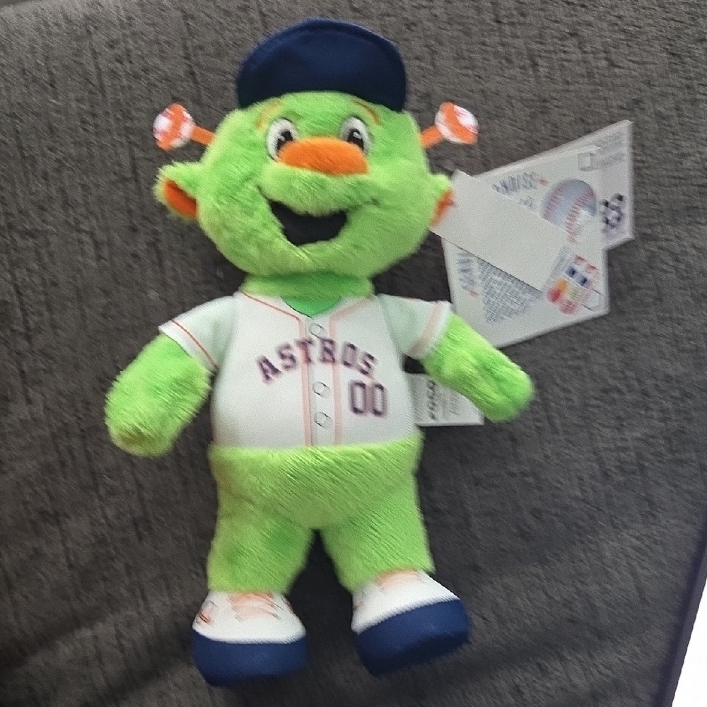 League Green and Blue Plush Stuffed Animal
